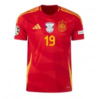 Spanien Lamine Yamal #19 Heimtrikot EM 2024 Kurzarm